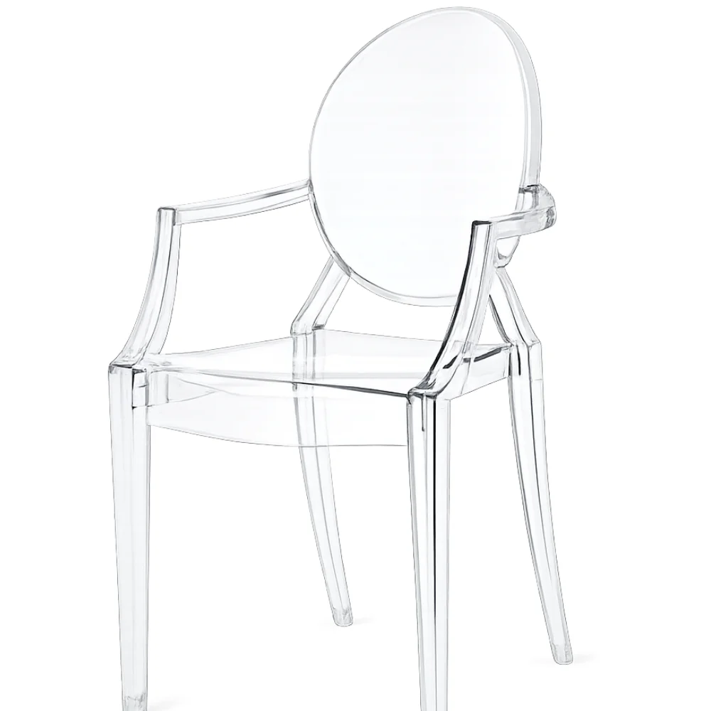 Arm Acrylic Louis Ghost Chairs